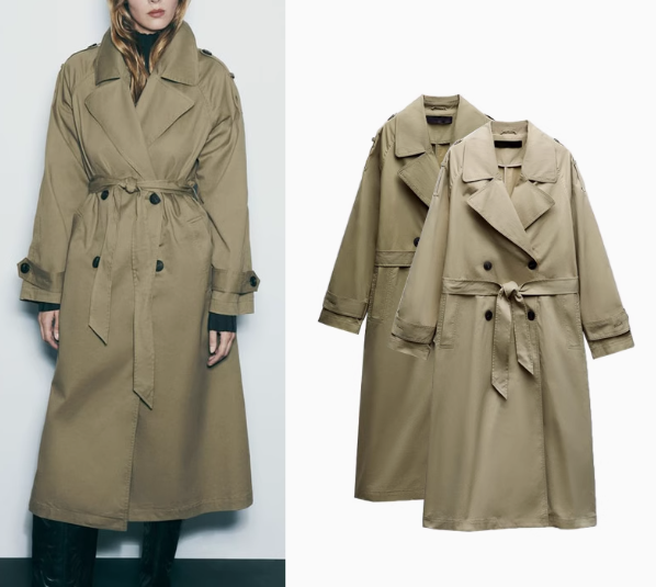 New Retro British Style Overcoat Jacke