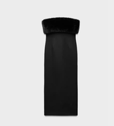 New Ellegant Faux Abendkleid Schwarz for Women